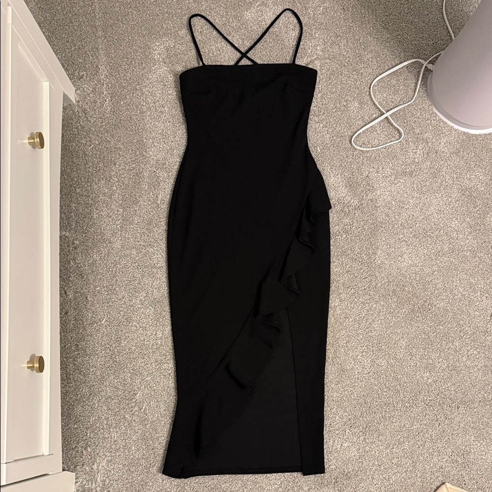 Elegant Black Sleeveless Dress